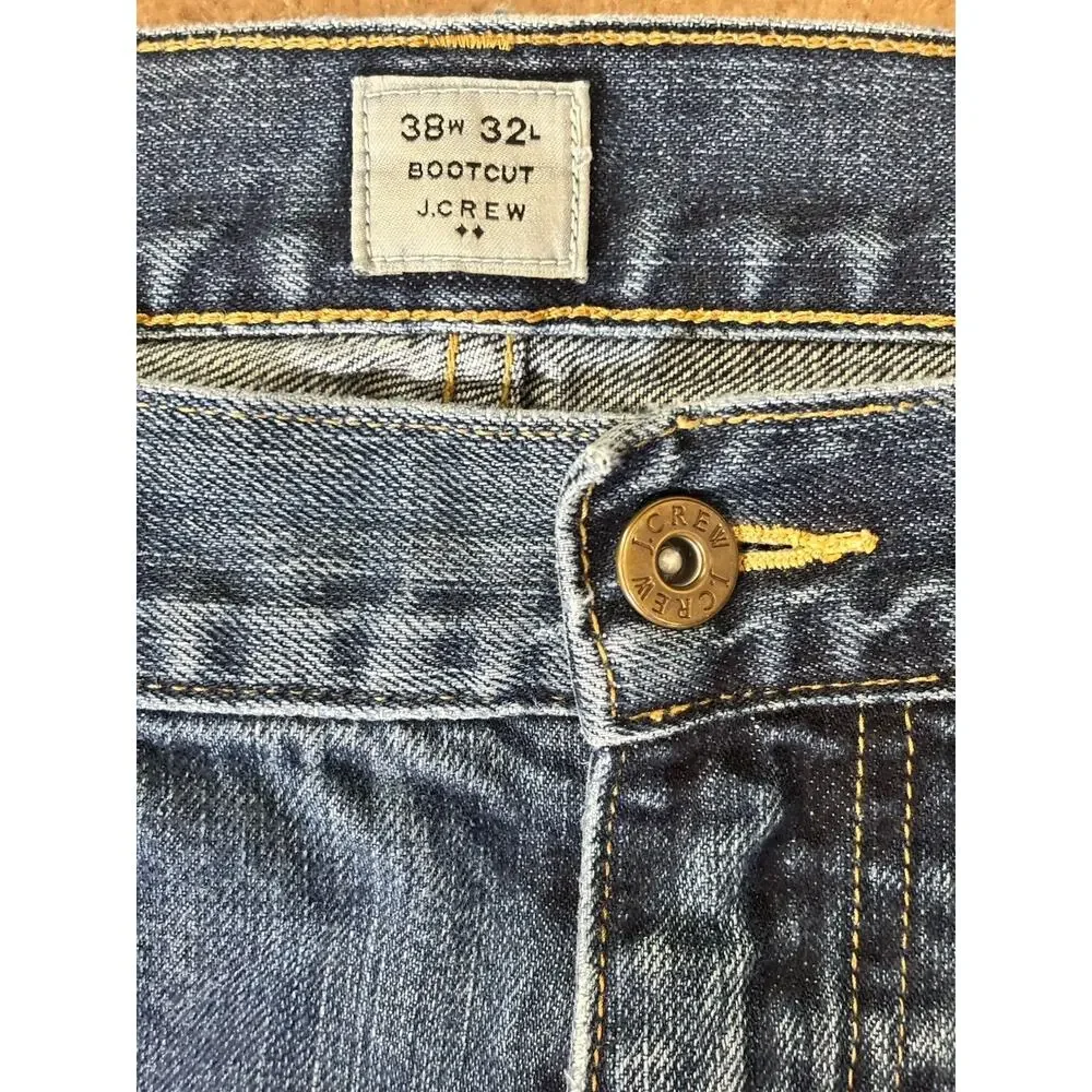 J Crew Jeans Mens 38x32 Straight Blue Denim - Picture 2 of 4